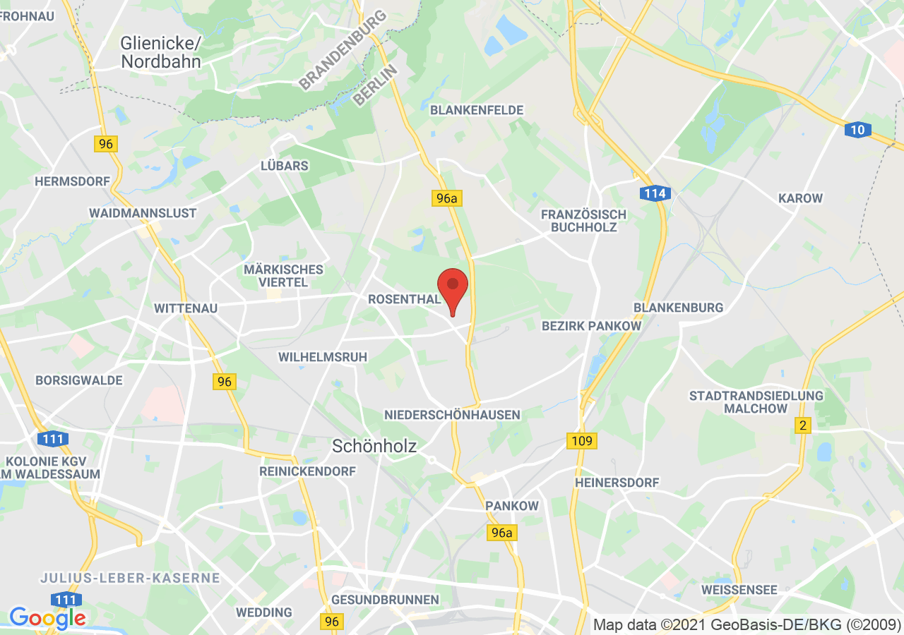 Stadtplan auf Google Maps